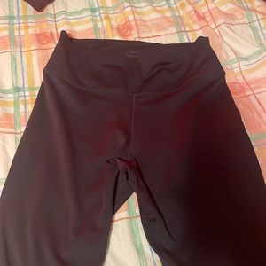 Black Nike leggings size medium good condition see through part at the bottom